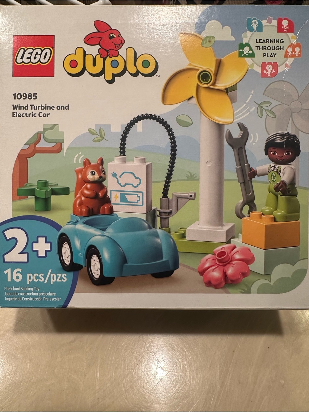 Lego Duplo Wind Turbine & Electric Car Building Set - new